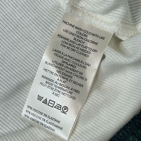 Anthropologie Maeve White Button-Up Shirt - Picture 7 of 9